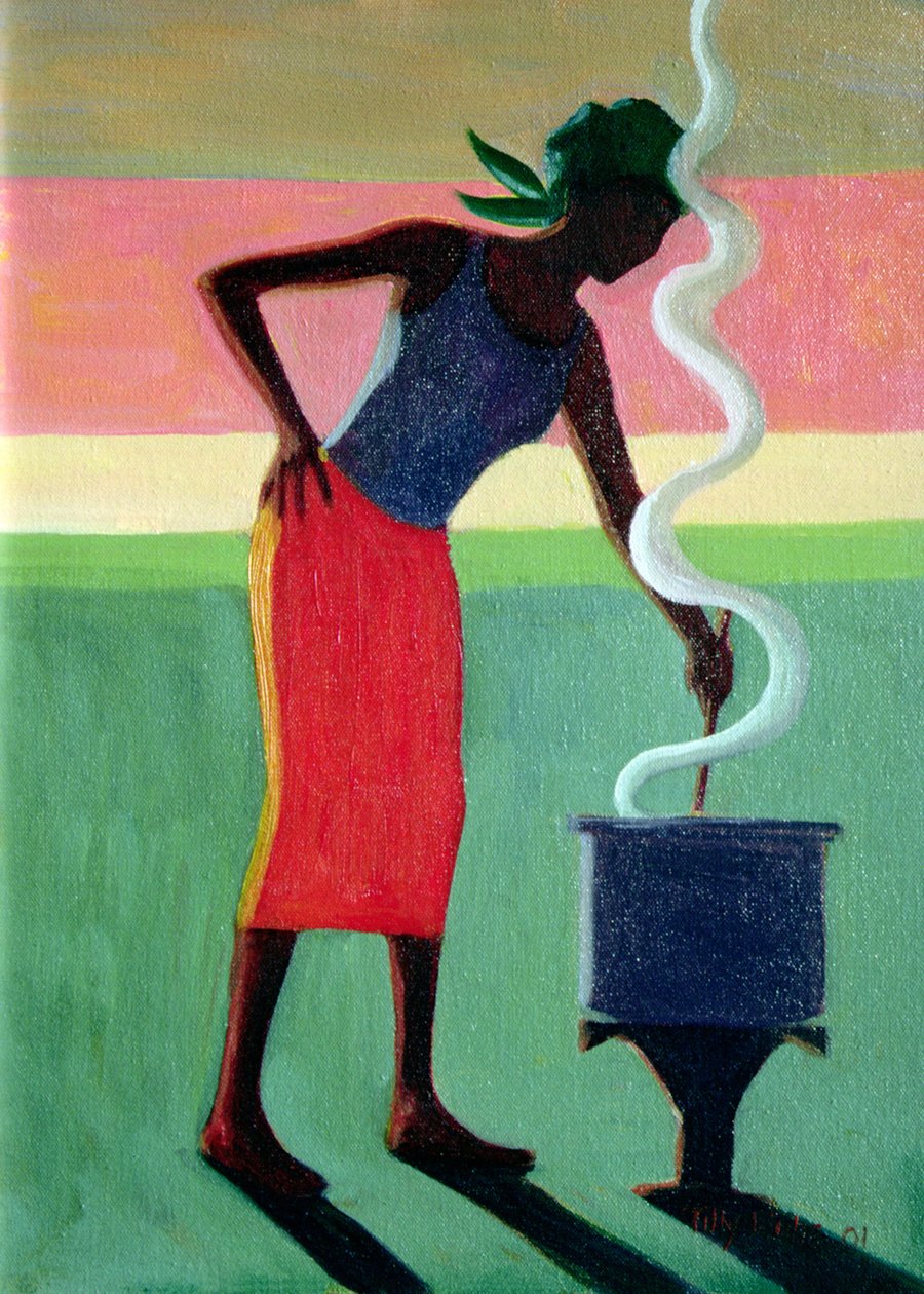 Vaření rýže, 2001 od Tilly Willis