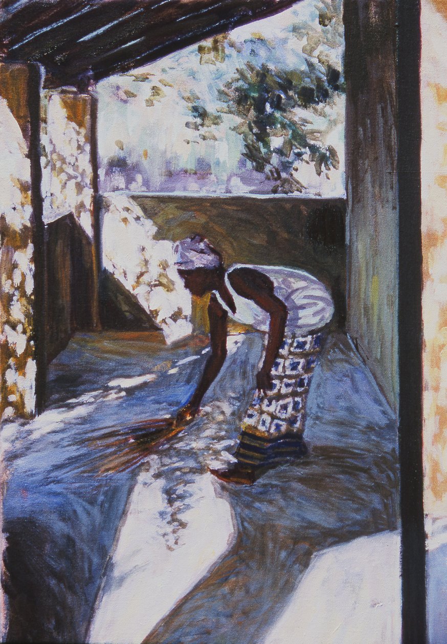 Girl Sweeping I, 2002 (viz také 188680-681) od Tilly Willis