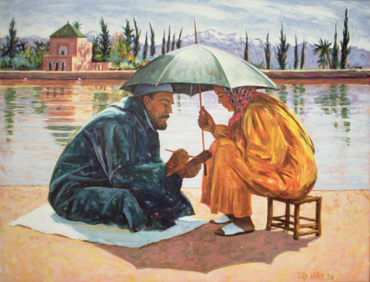 The Scribe, Maroko, 1996 od Tilly Willis