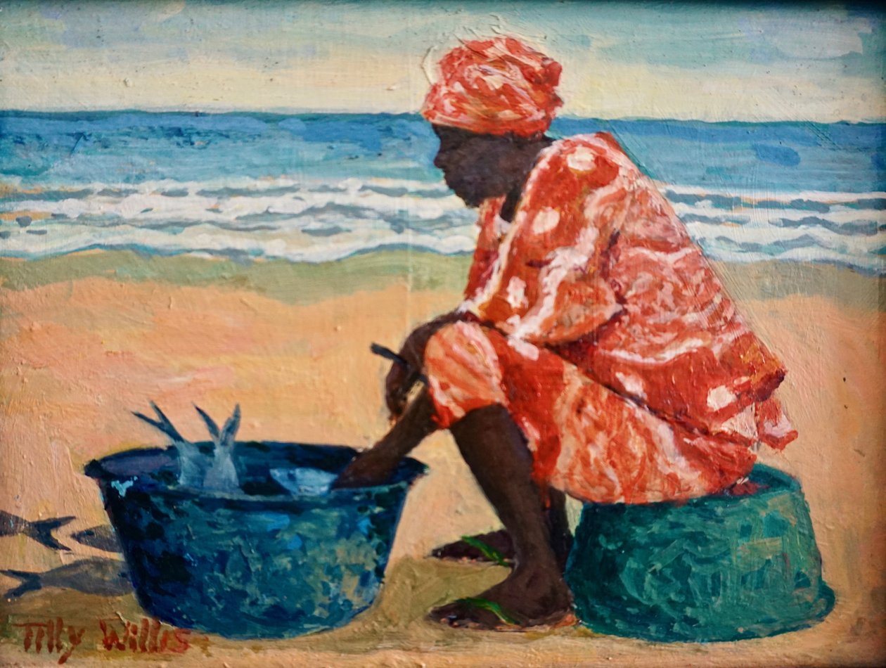 Fisher Woman 2020 (olej) od Tilly Willis