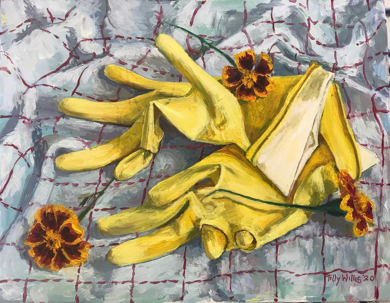 Marigolds 2020 (olej) od Tilly Willis