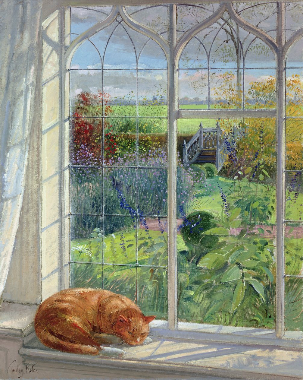 Spící kočka a čínský most od Timothy Easton