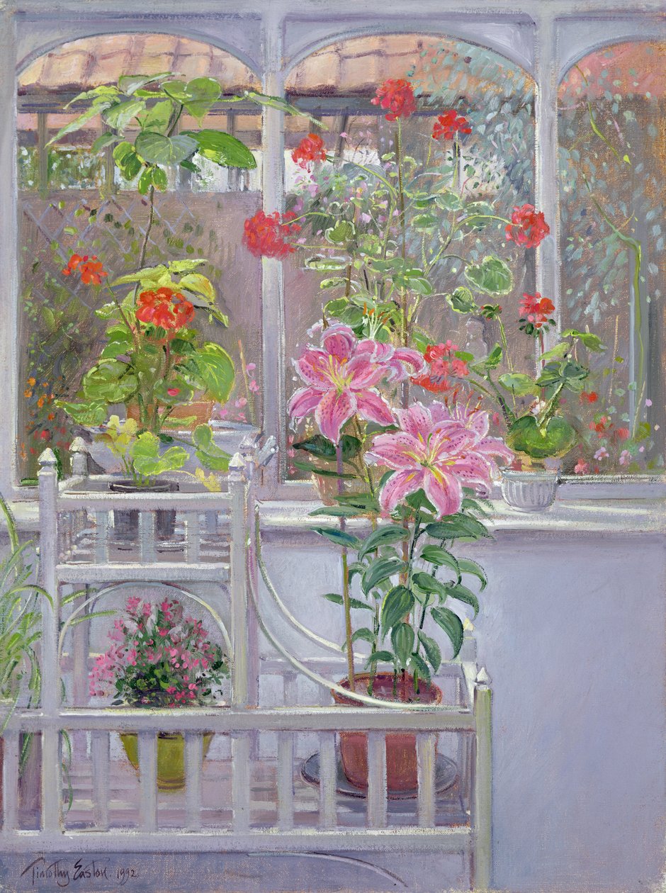 Oknem konzervatoře, 1992 od Timothy Easton