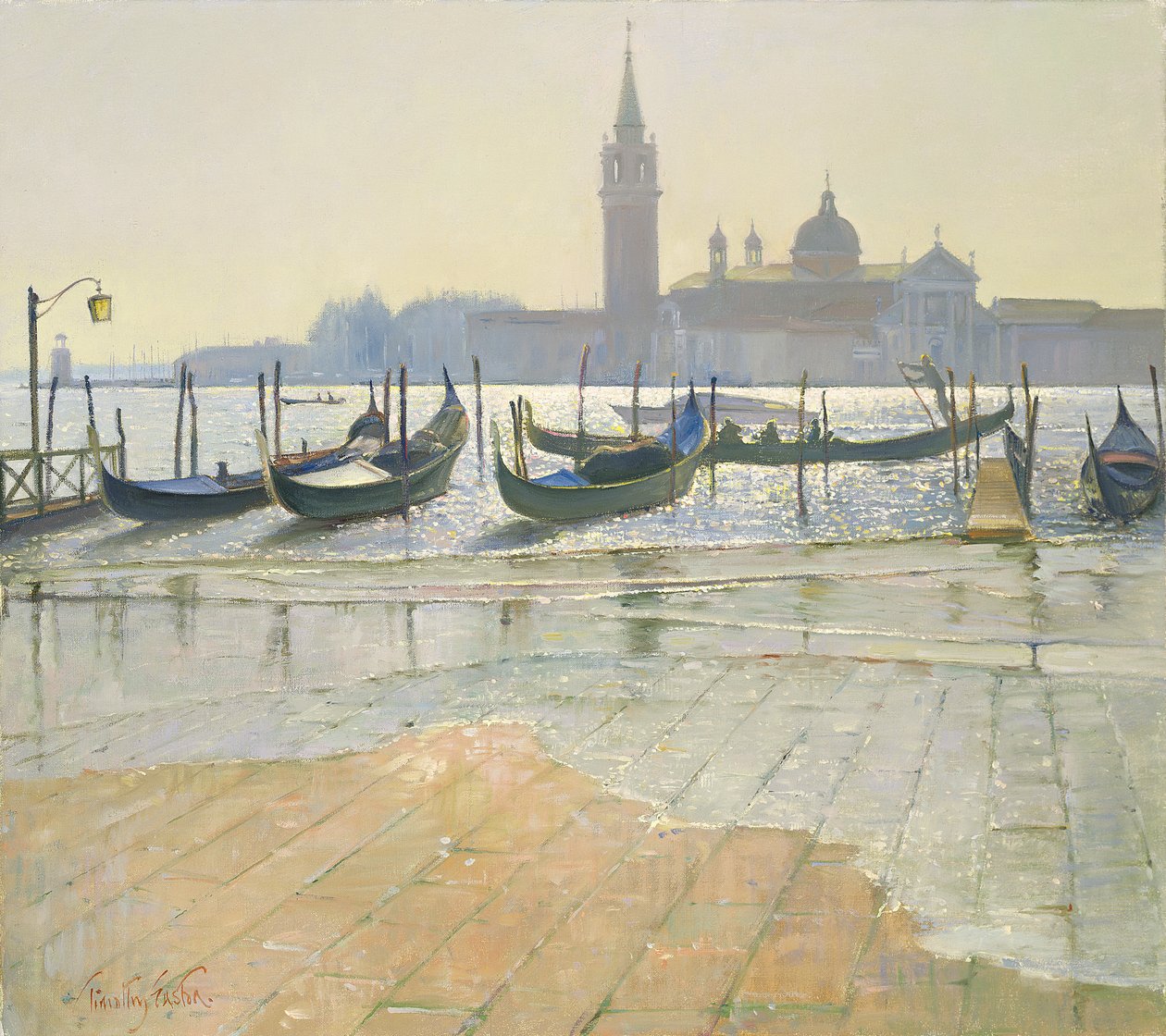 Benátky za úsvitu od Timothy Easton