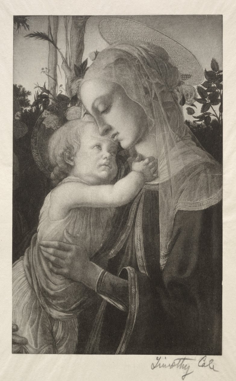 Staří italští mistři: Madonna a dítě, 1890. od Timothy Cole