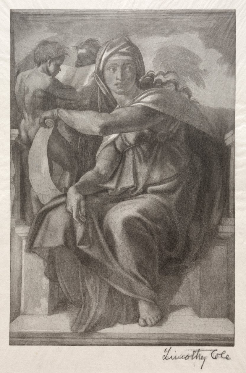 Staří italští mistři: Delfská Sibyla, 1890. od Timothy Cole