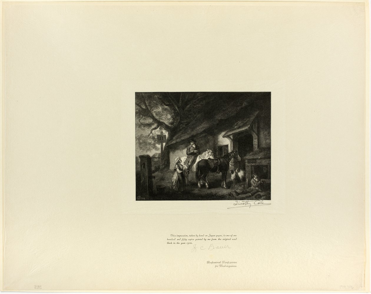 The Halt, ze starých anglických mistrů od Timothy Cole