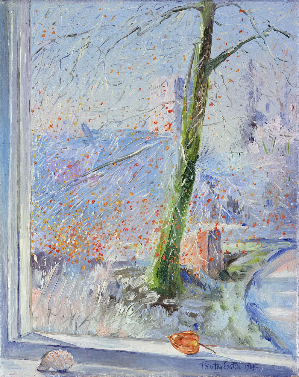Beech Tree and Haw Frost, 1989 od Timothy Easton