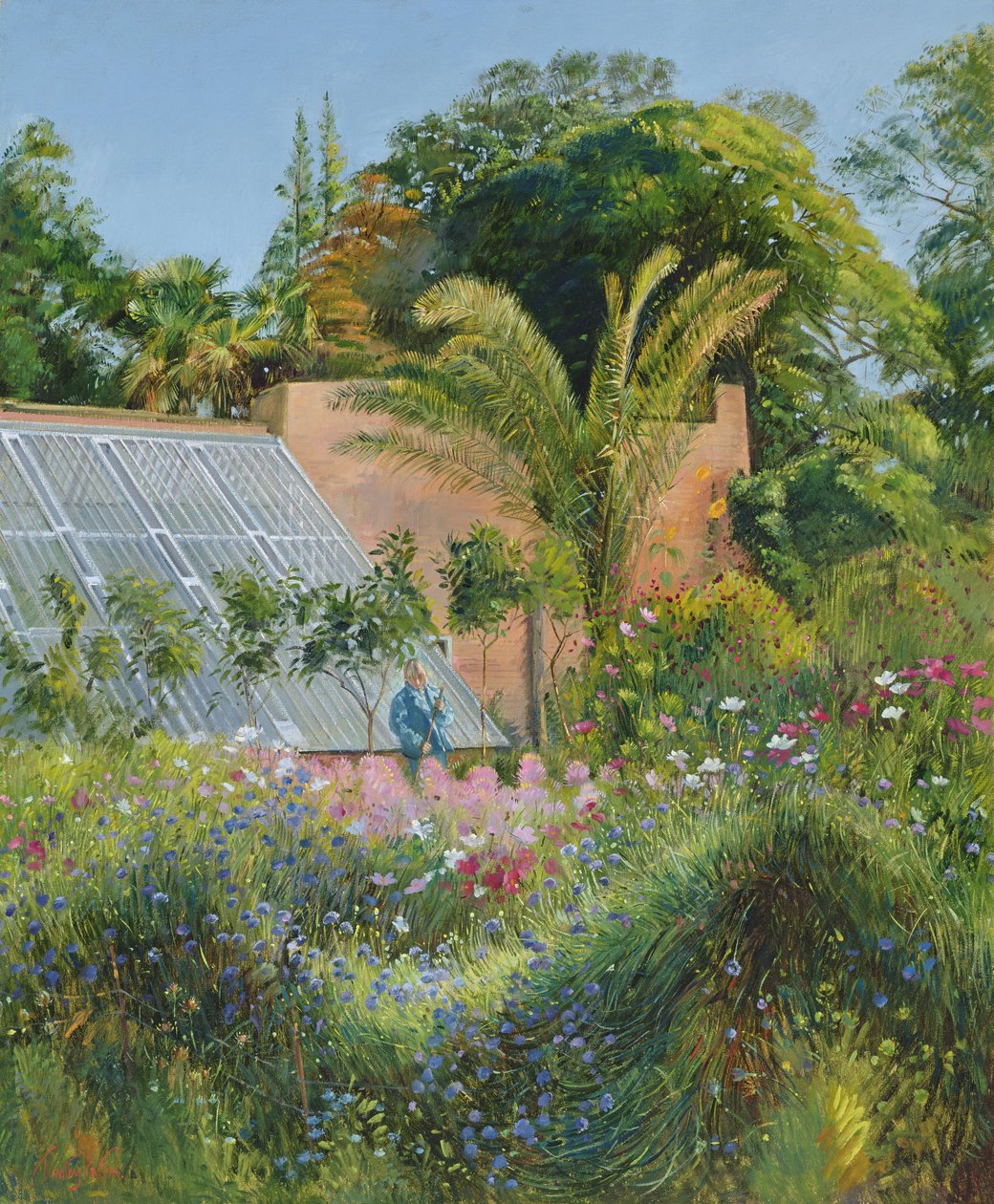 Chrpa vlny na Heligan od Timothy Easton