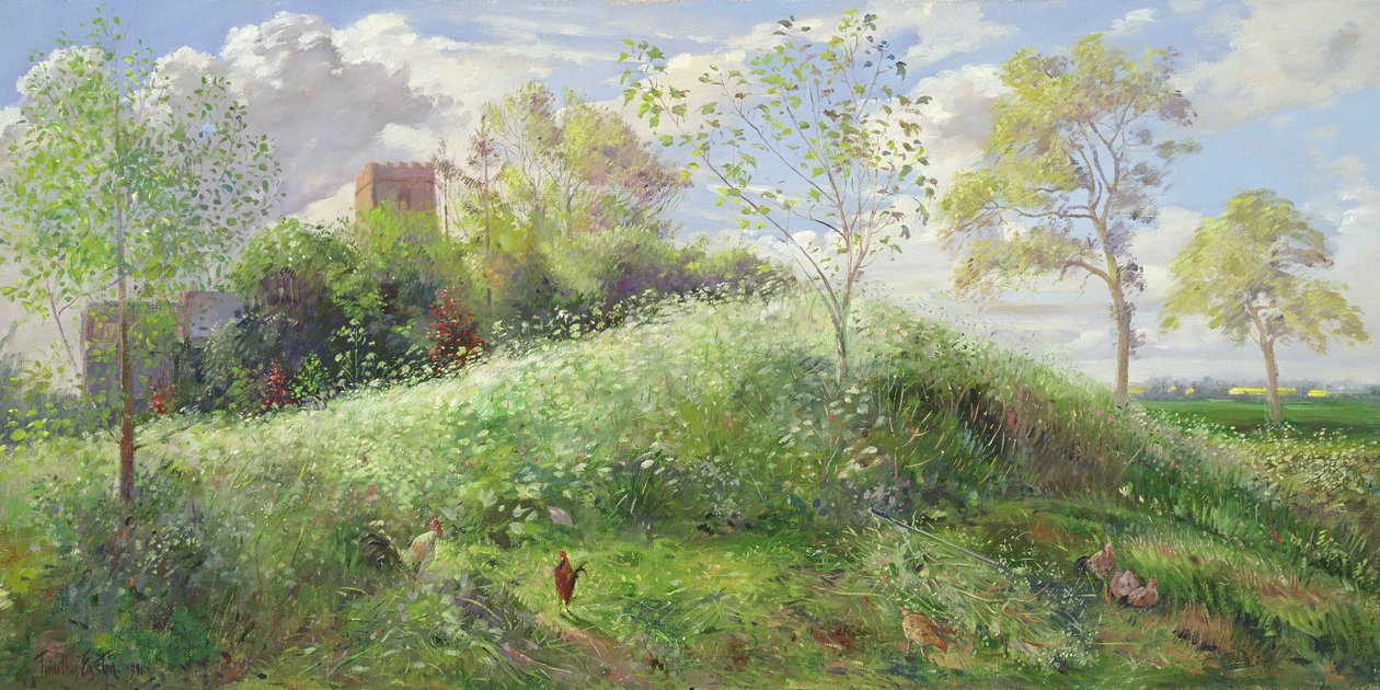 Cow Petrsley Hill, 1991 od Timothy Easton