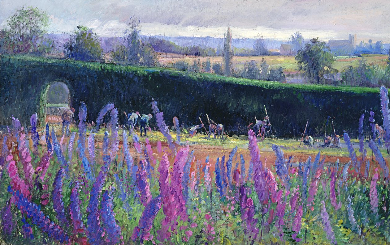 Okopávání proti živému plotu, 1991 od Timothy Easton