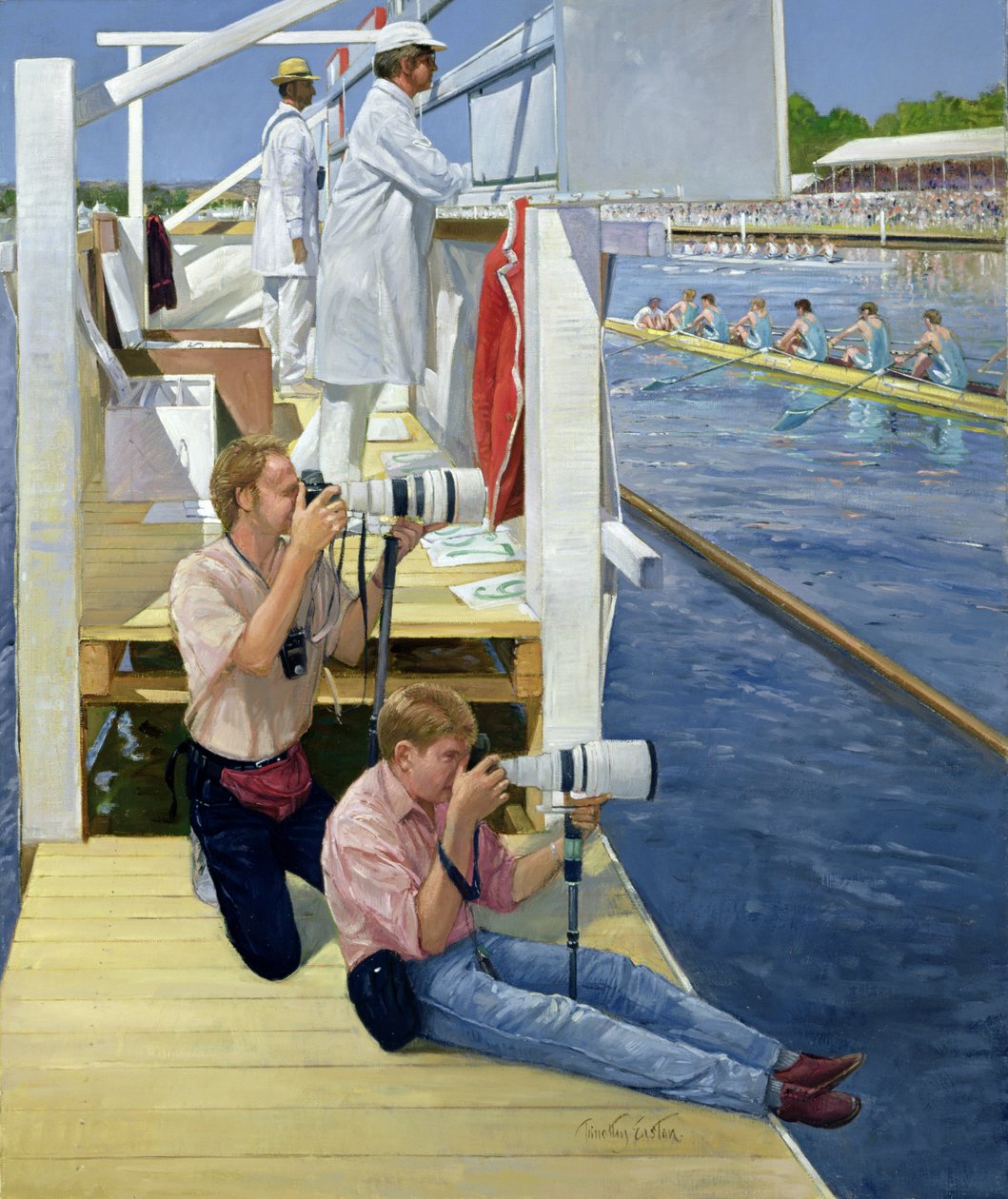 Předávání výsledkové tabulky, Henley od Timothy Easton