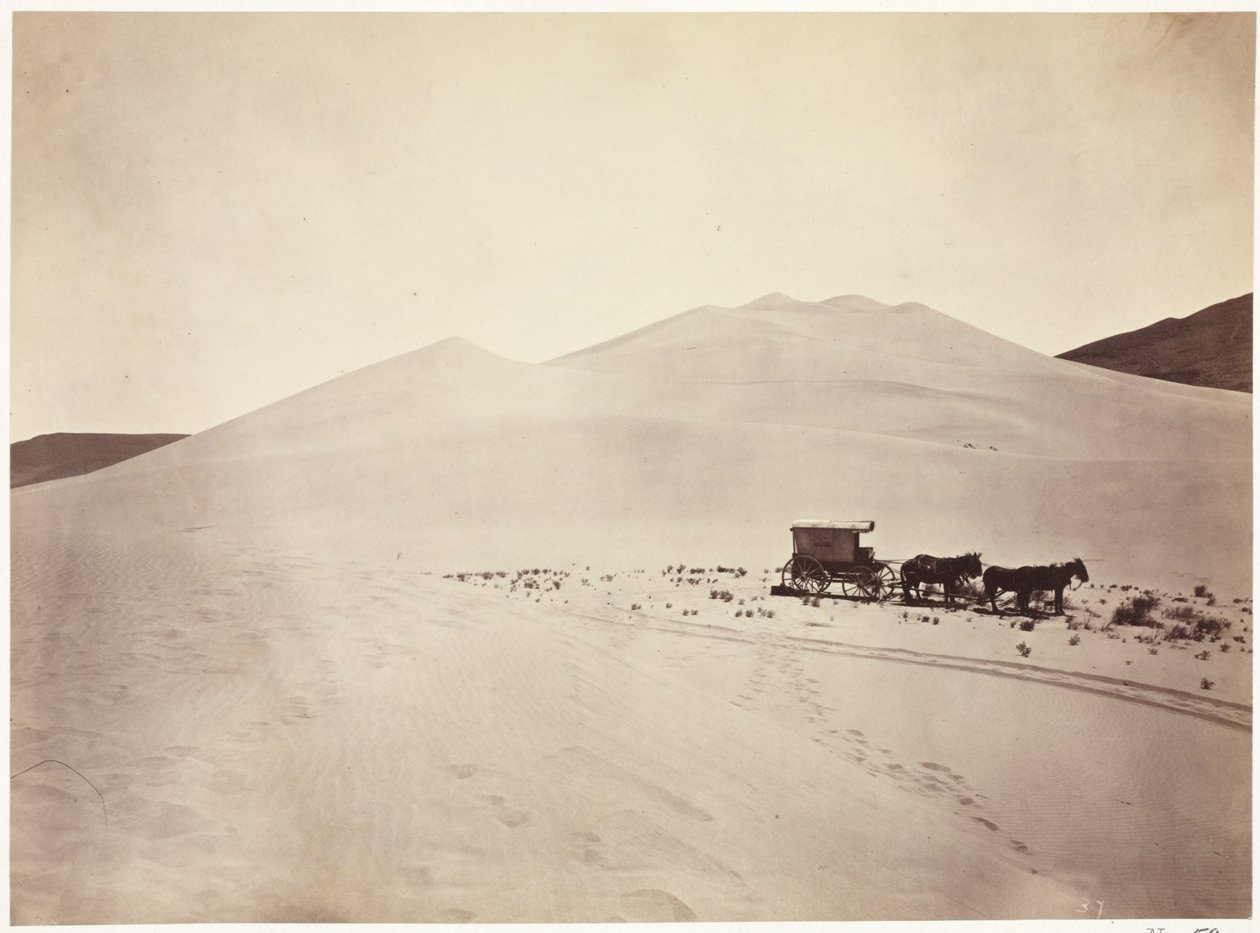 Písečné duny, poušť Carson, Nevada od Timothy H. O