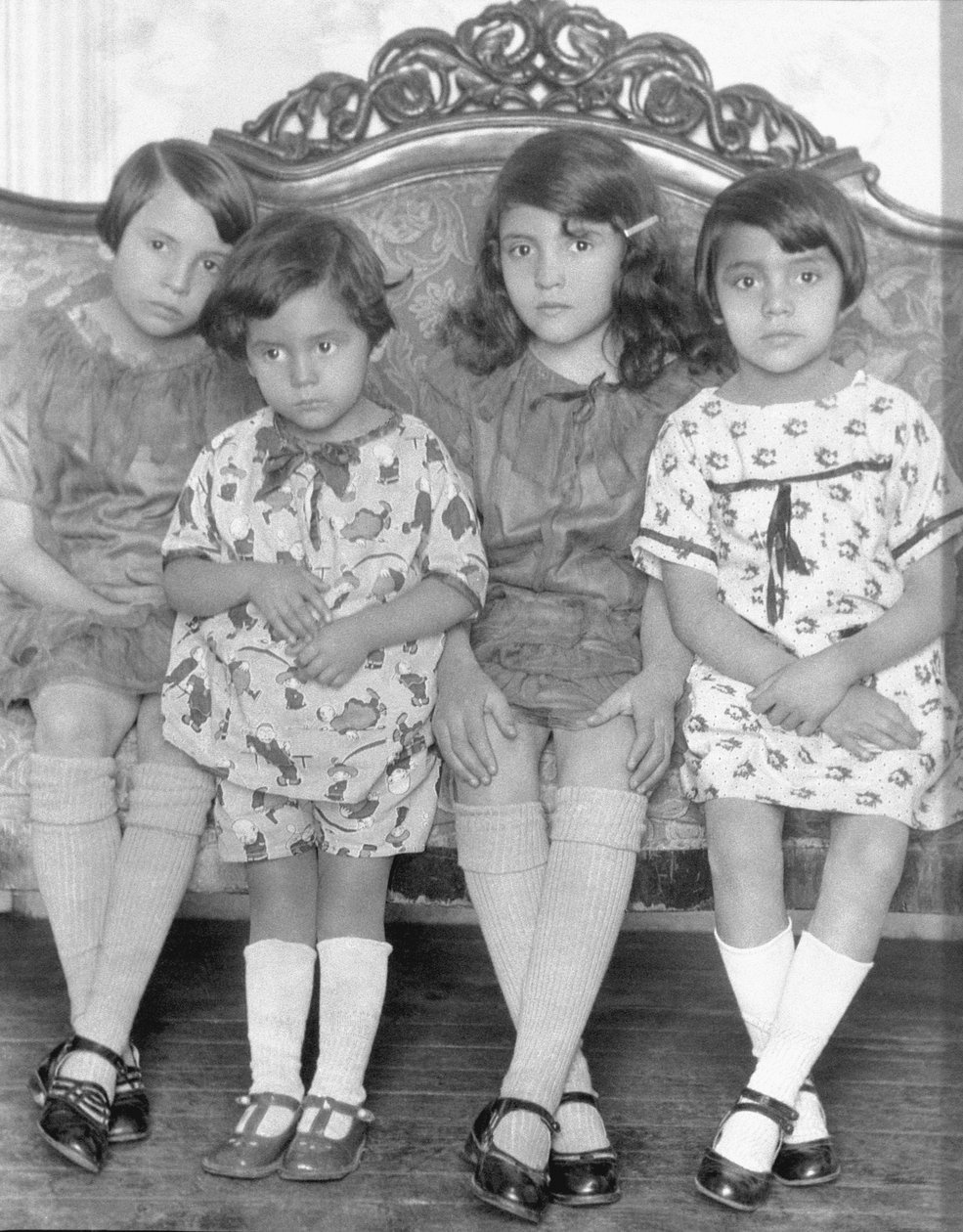 Čtyři dívky, Mexico City, kolem roku 1926 od Tina Modotti