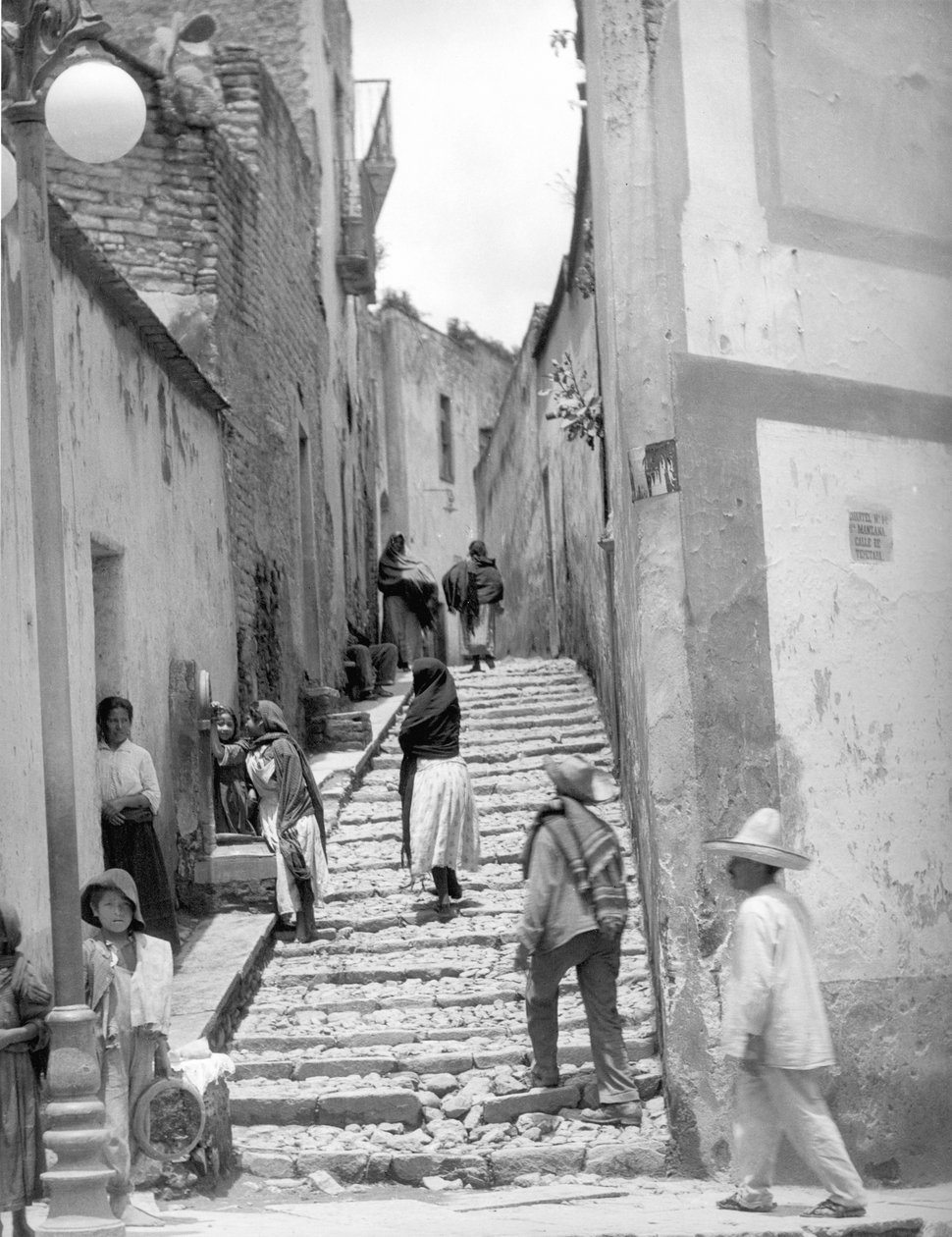 Lane v Tehuantepec, Mexiko, 1929 od Tina Modotti