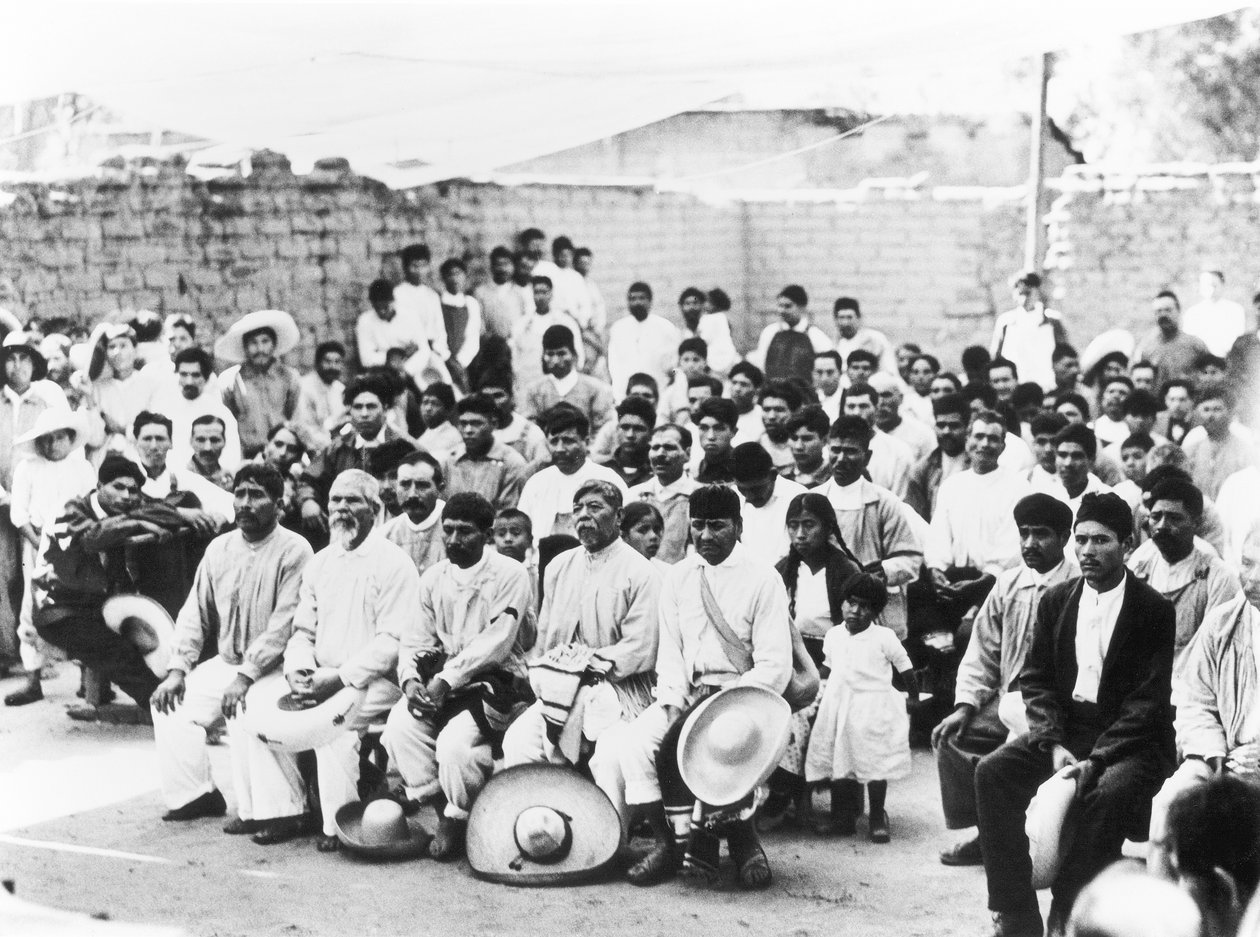 Setkání Campesinos, Jalapa, Mexiko, 1927 od Tina Modotti