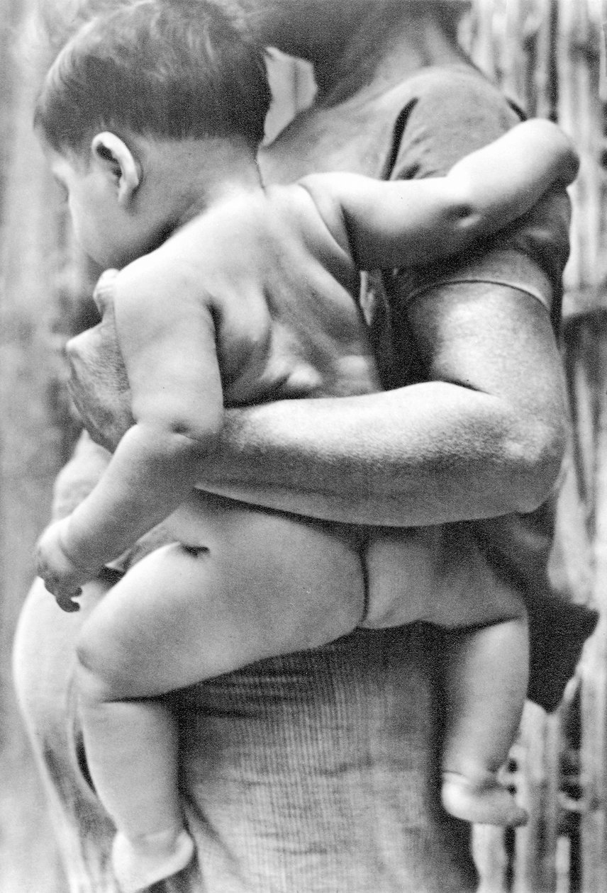 Žena s dítětem, Tehuantepec, Mexiko, 1929 od Tina Modotti