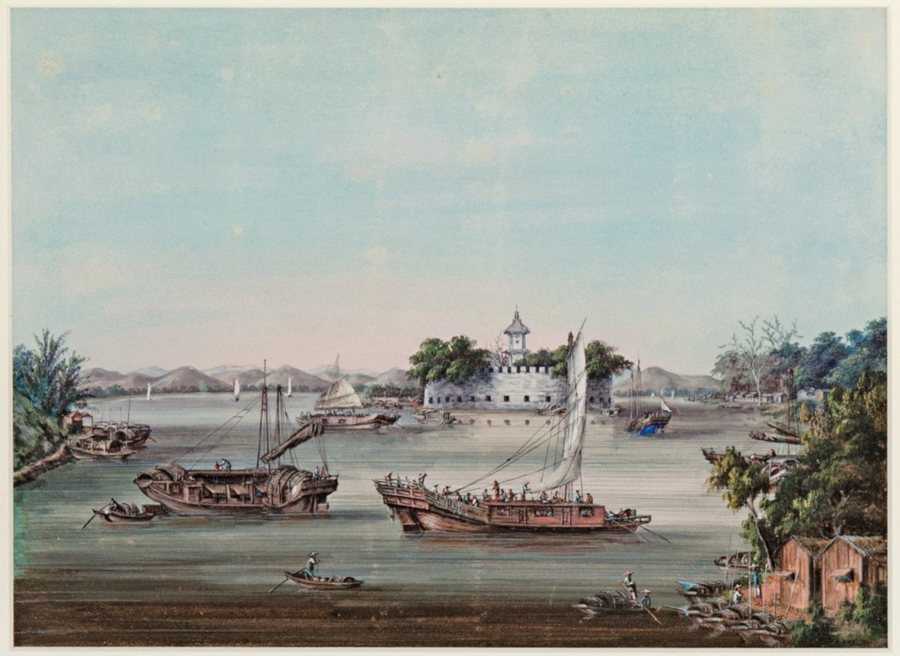 DA Huang nazývá pevnost, Pearl River od Tingqua