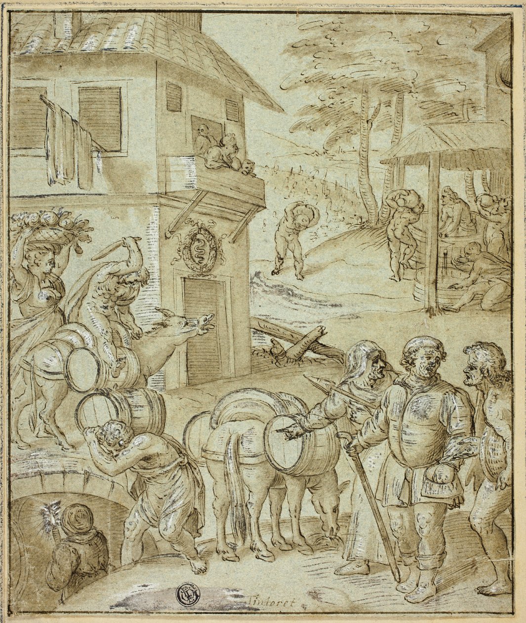 Vinobraní od Tintoretto