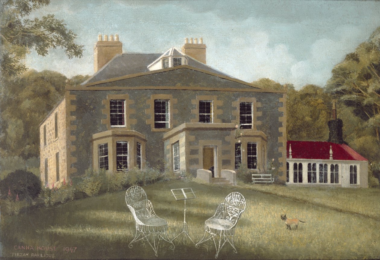 Canna House, Canna, Hebridy od Tirzah Ravilious