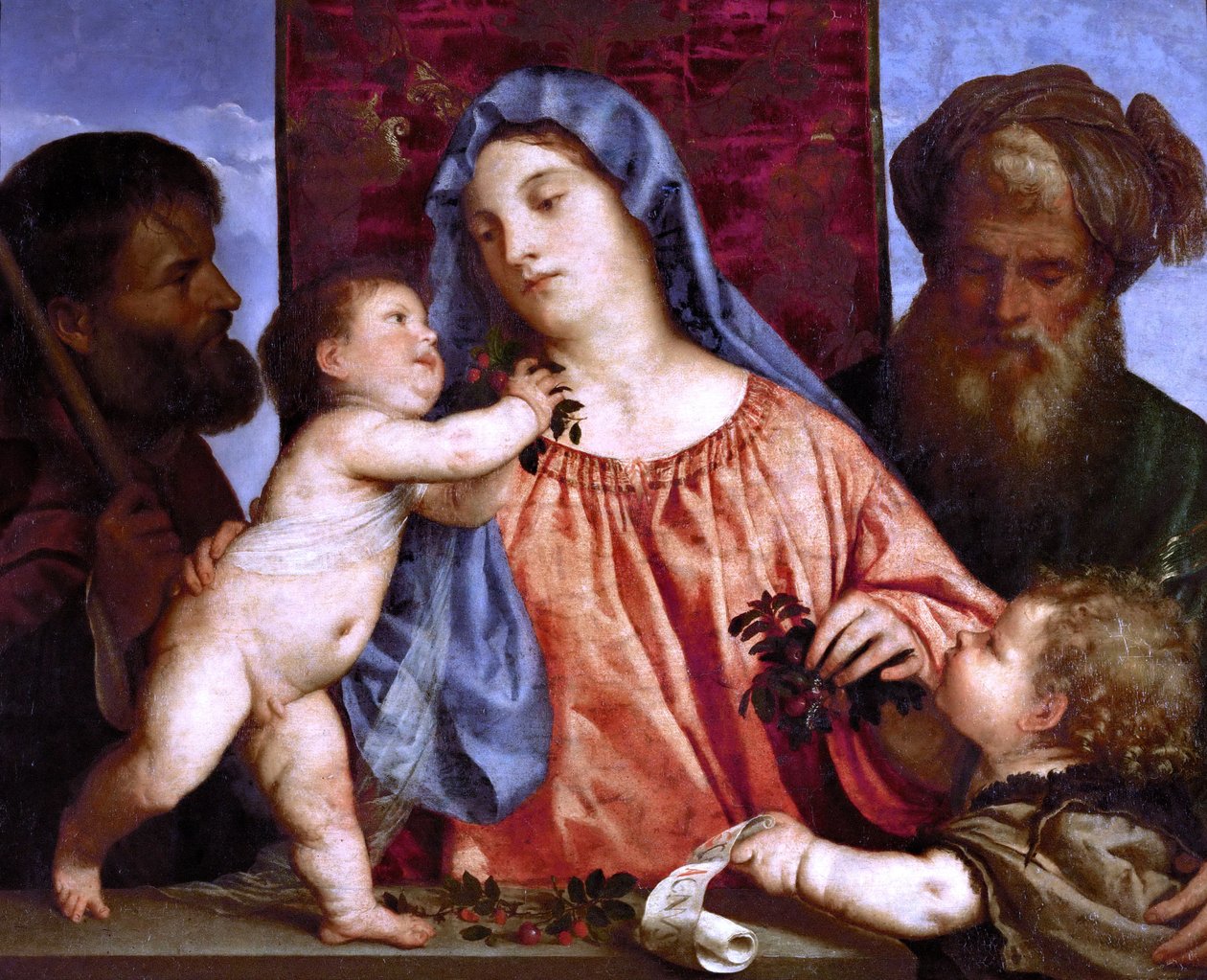 Cherry Madonna od Tiziano Vecelli