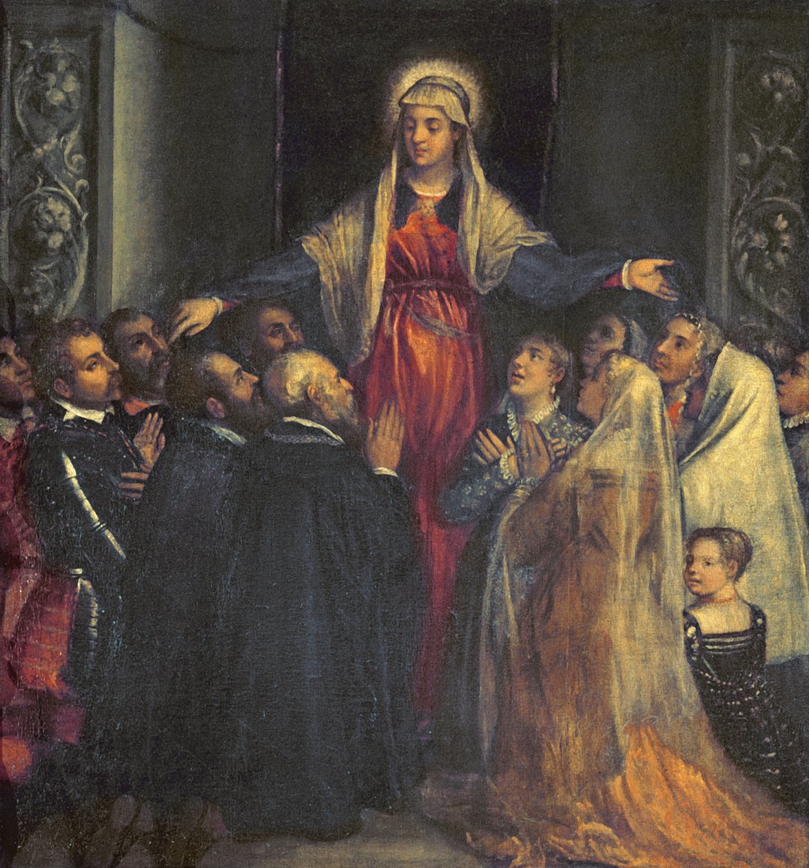 Madonna milosrdenství od Tiziano Vecelli