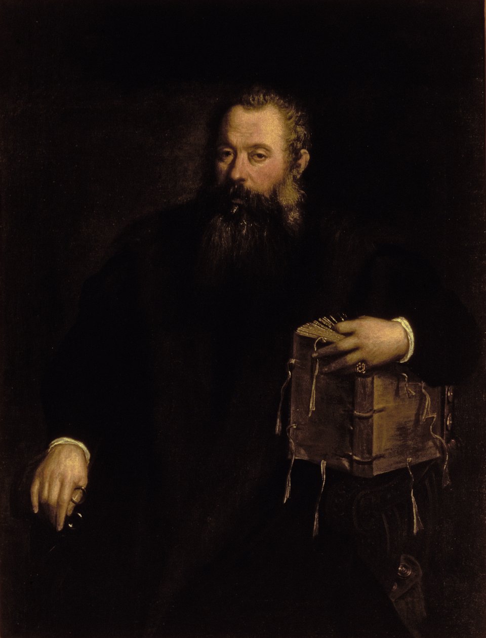 Portrét lékaře Andrease Vesaliuse od Tiziano Vecelli