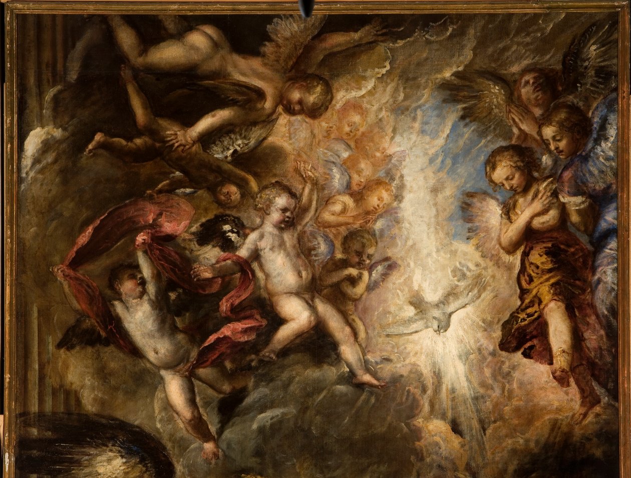 Detail zvěstování 366699 od Tiziano Vecelli
