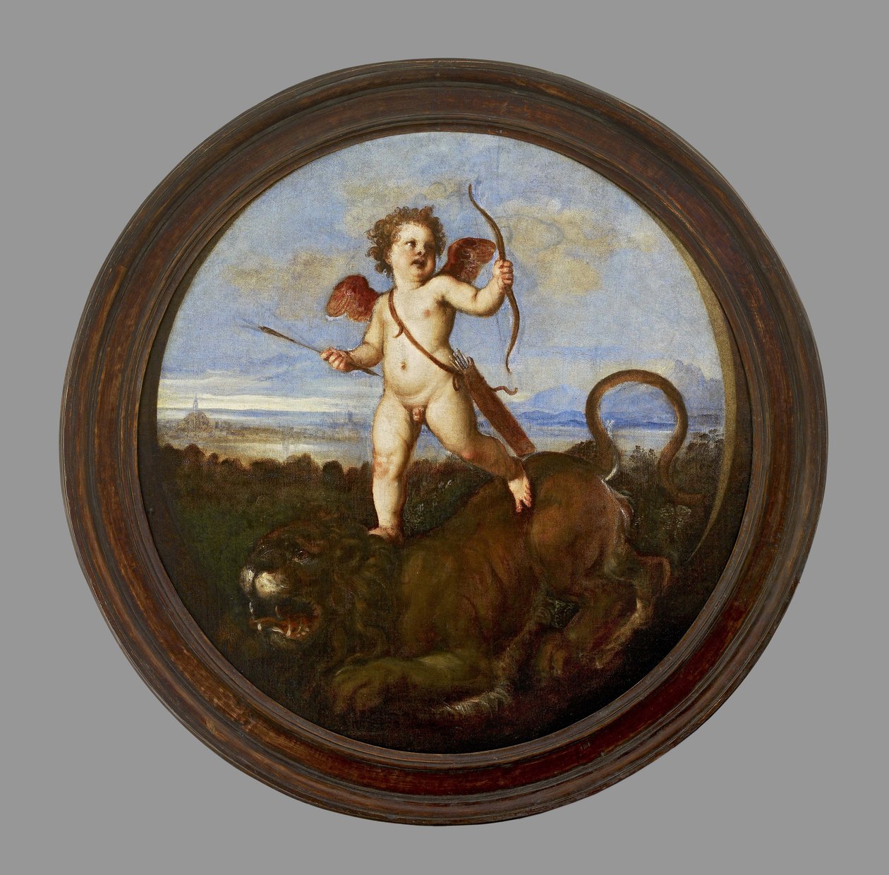 Triumf lásky, c. 1545 (olej na plátně, nalepeno na panelu) od Tiziano Vecelli