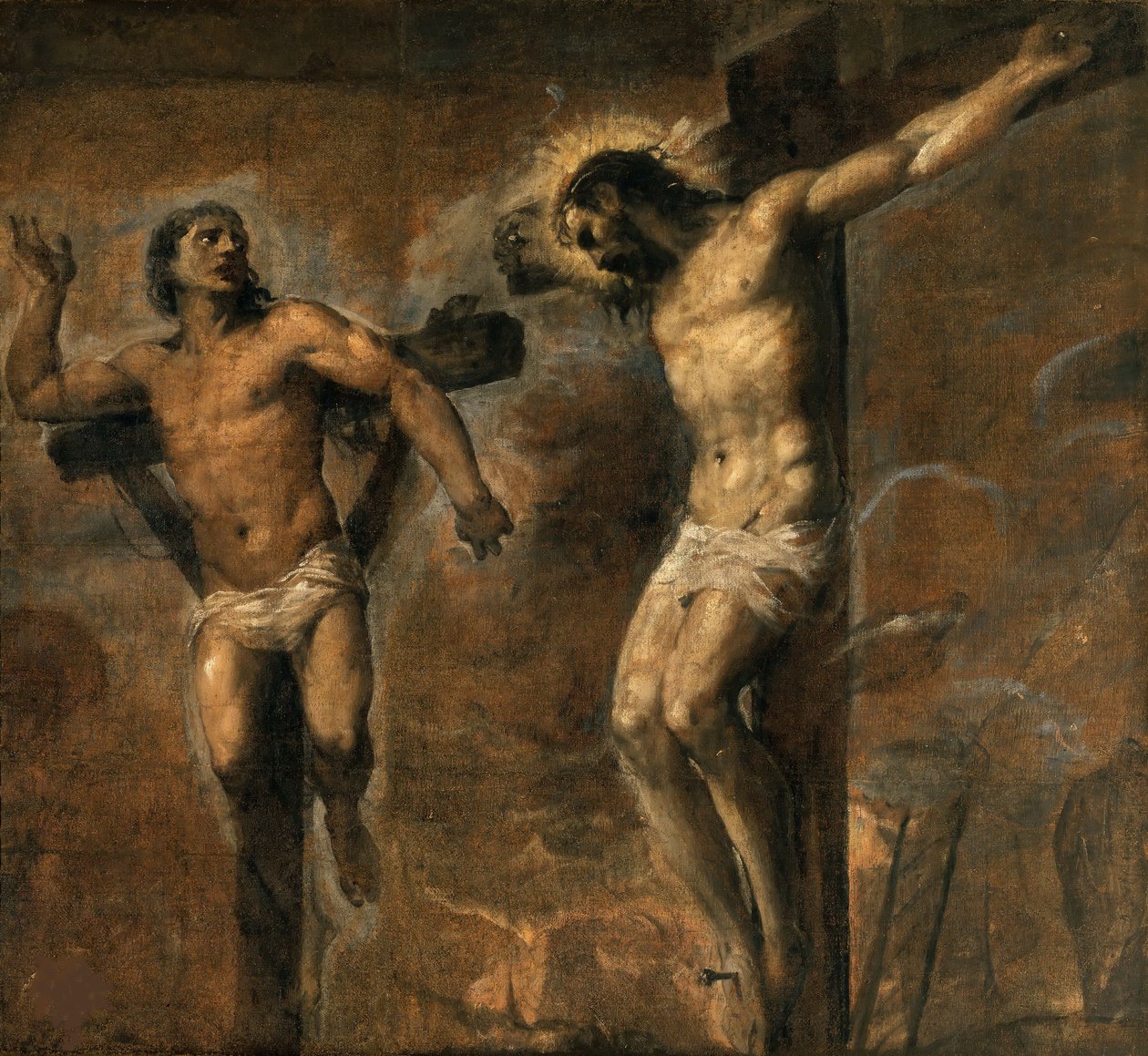 Kristus a dobrý zloděj, cca 1565-1570. od Titian