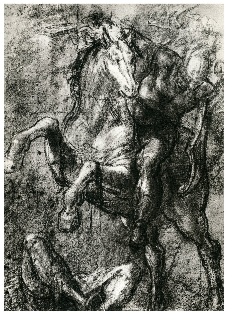 Jezdec, c1565, 1937 od Tiziano Vecelli