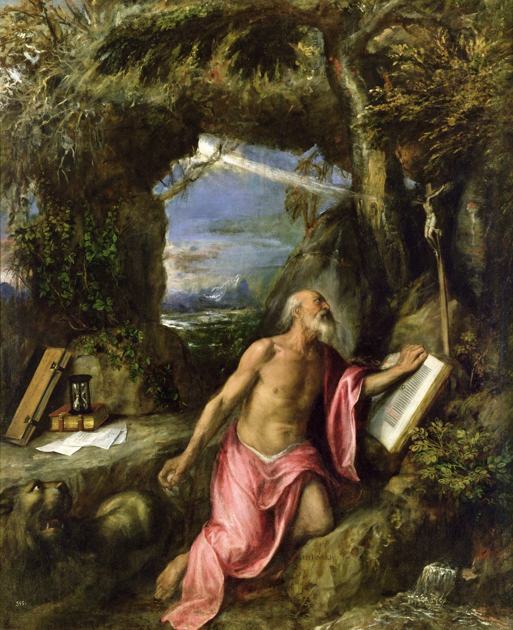 Kajícný svatý Jeroným, ca. 1575. od Titian