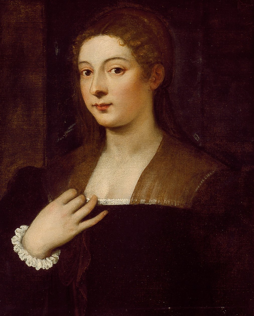 Portrét dámy od Titian