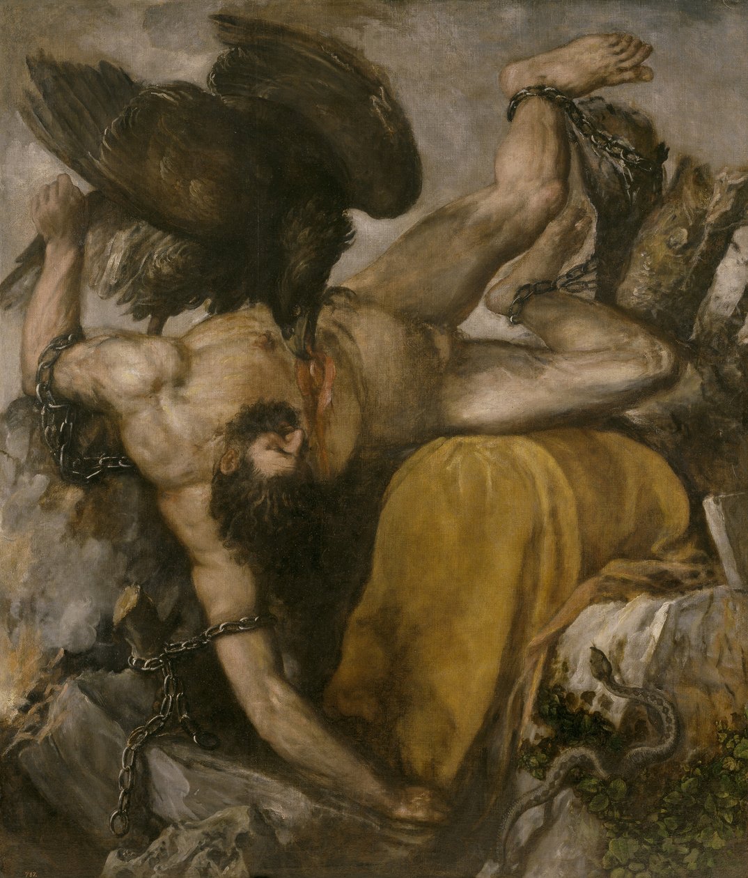 Tityos, 1548-1549 od Tiziano Vecelli
