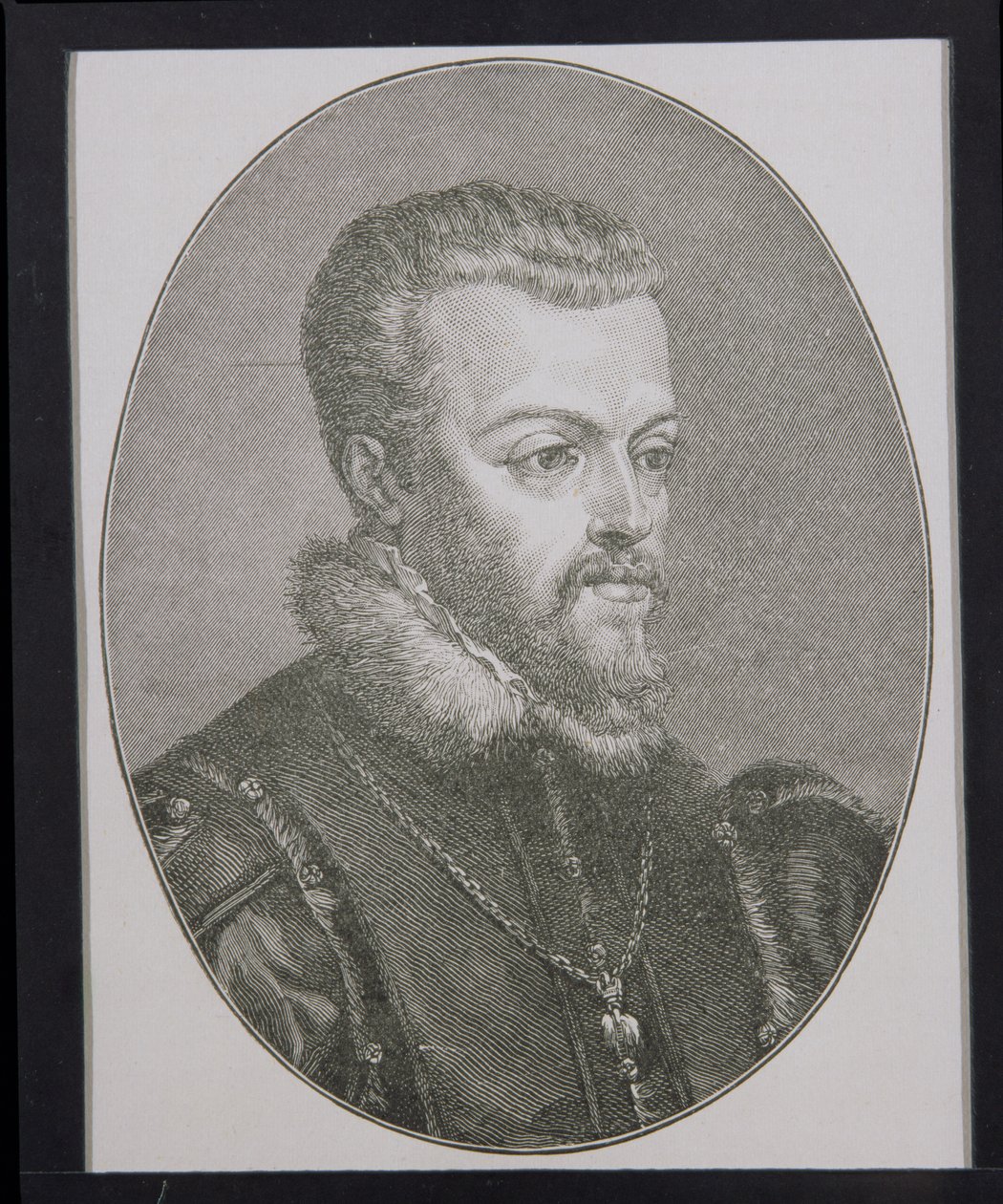 Španělský král Filip II. (1527-99). od Tiziano Vecelli