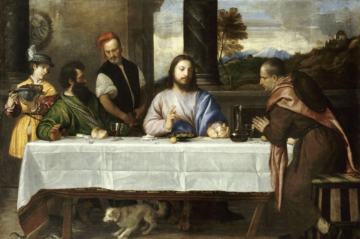 Poutníci z Emauz od Tiziano Vecelli