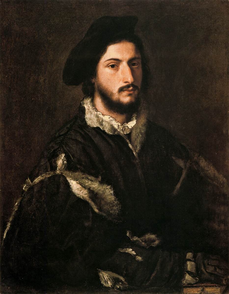 Portrét Vicenzo Mosti od Tiziano Vecelli