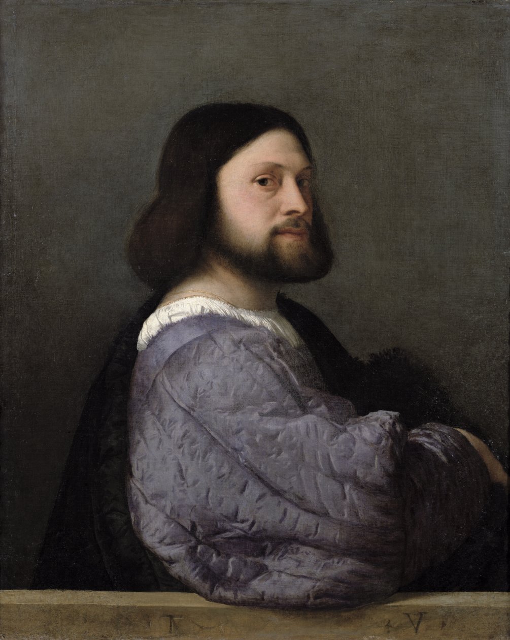 Portrét muže, c.1512 od Tiziano Vecelli
