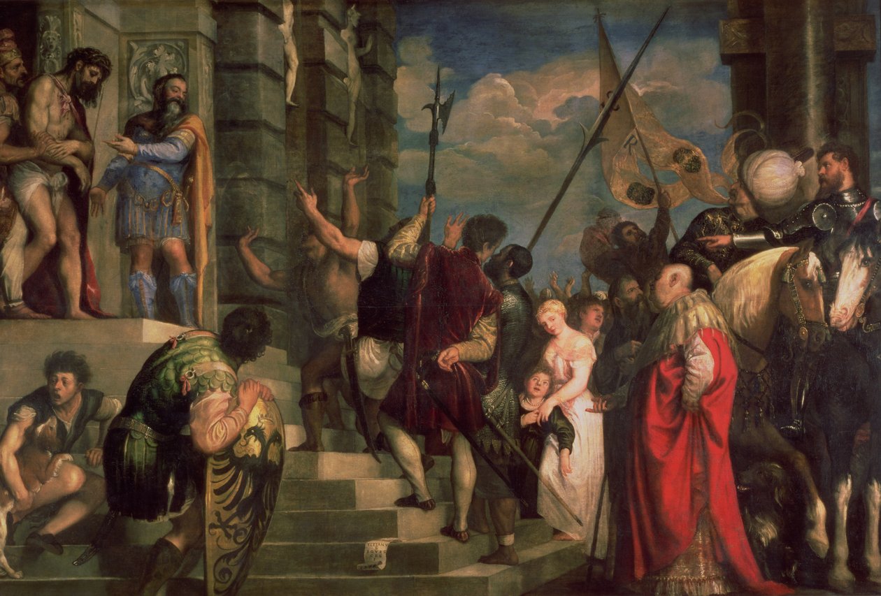 Hle muž, 1543 od Tiziano Vecelli