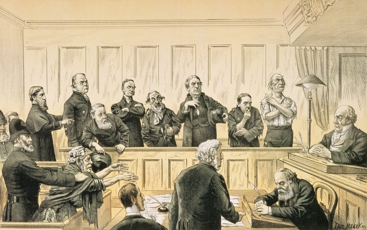 Scény v Liberální unii, č. 4 The Magistrate and the Refragtory Casuals, od 