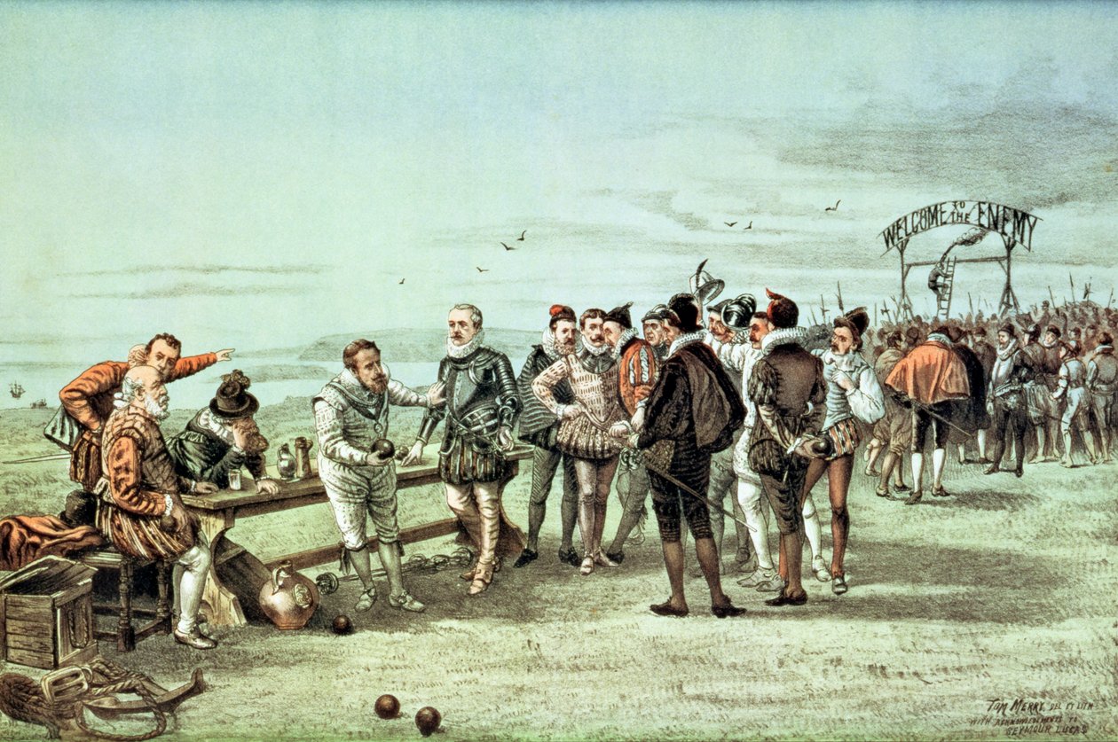 Armada z roku 1888 v dohledu, ministři ve hře, z 