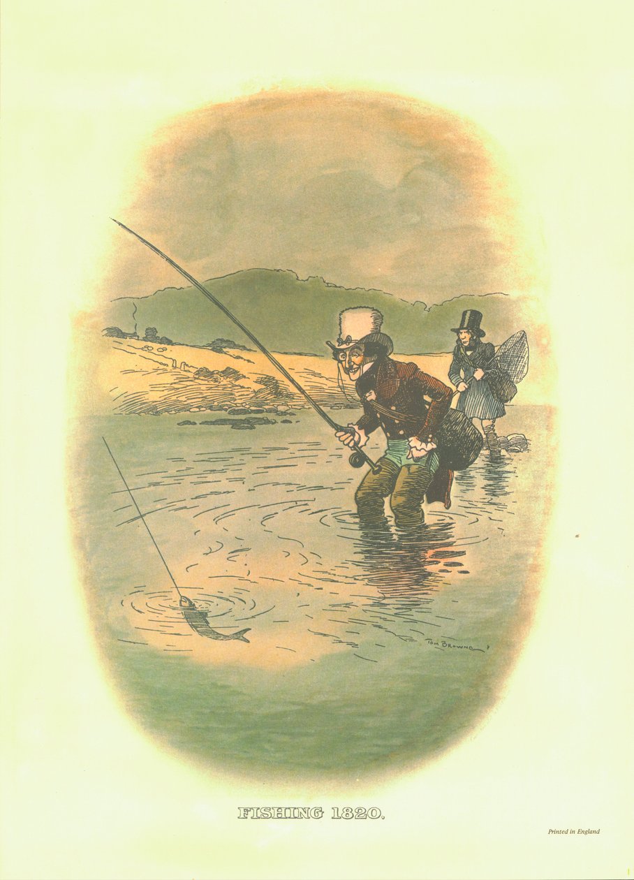 Rybaření, 1820, c1910. od Tom Browne