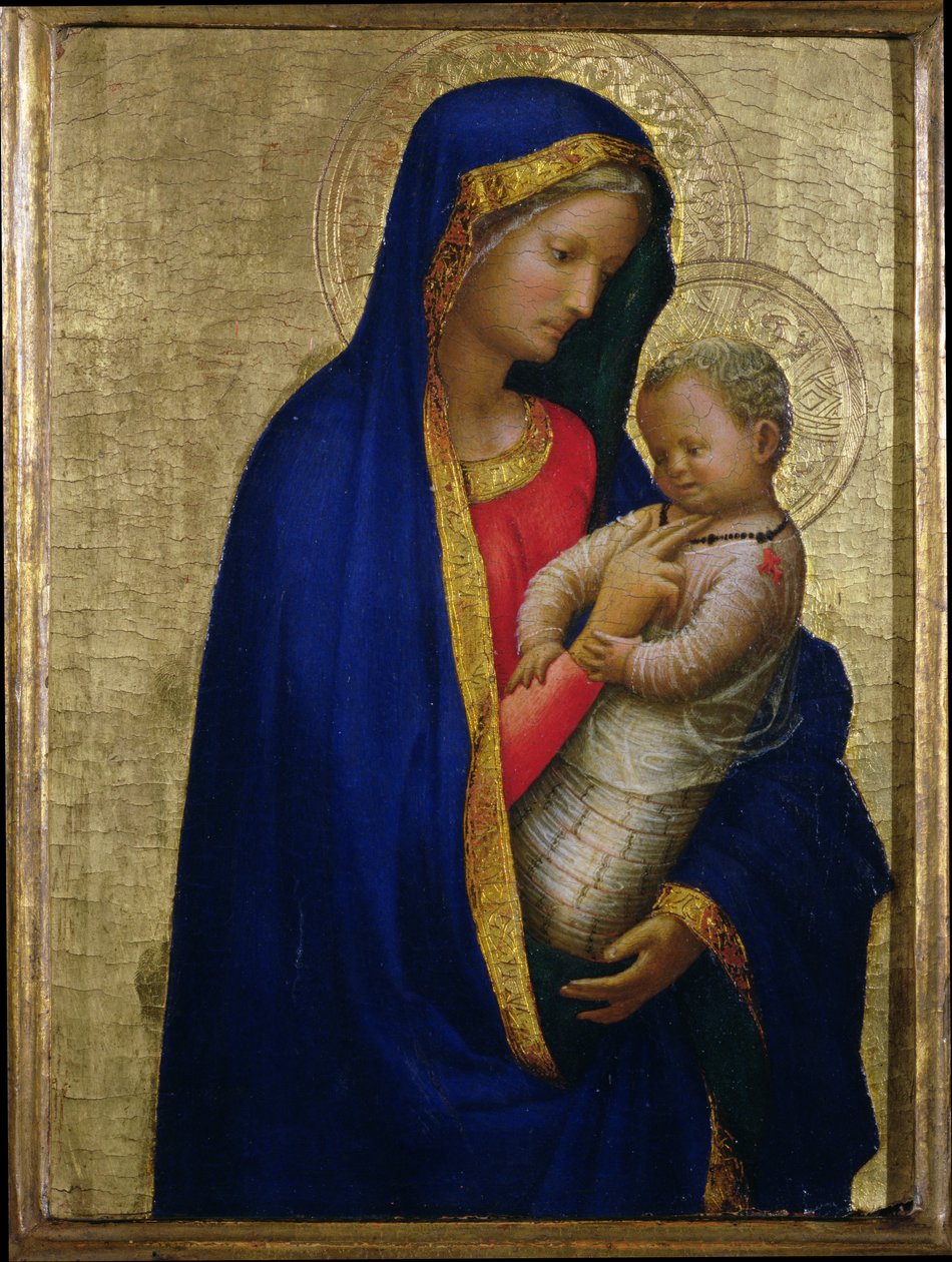 Madonna Casini (tempera a zlatý list na panelu) od Tommaso Masaccio