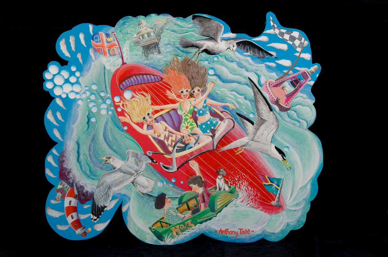The Sea Birds, 2010 (akryl na palubě) od Tony Todd