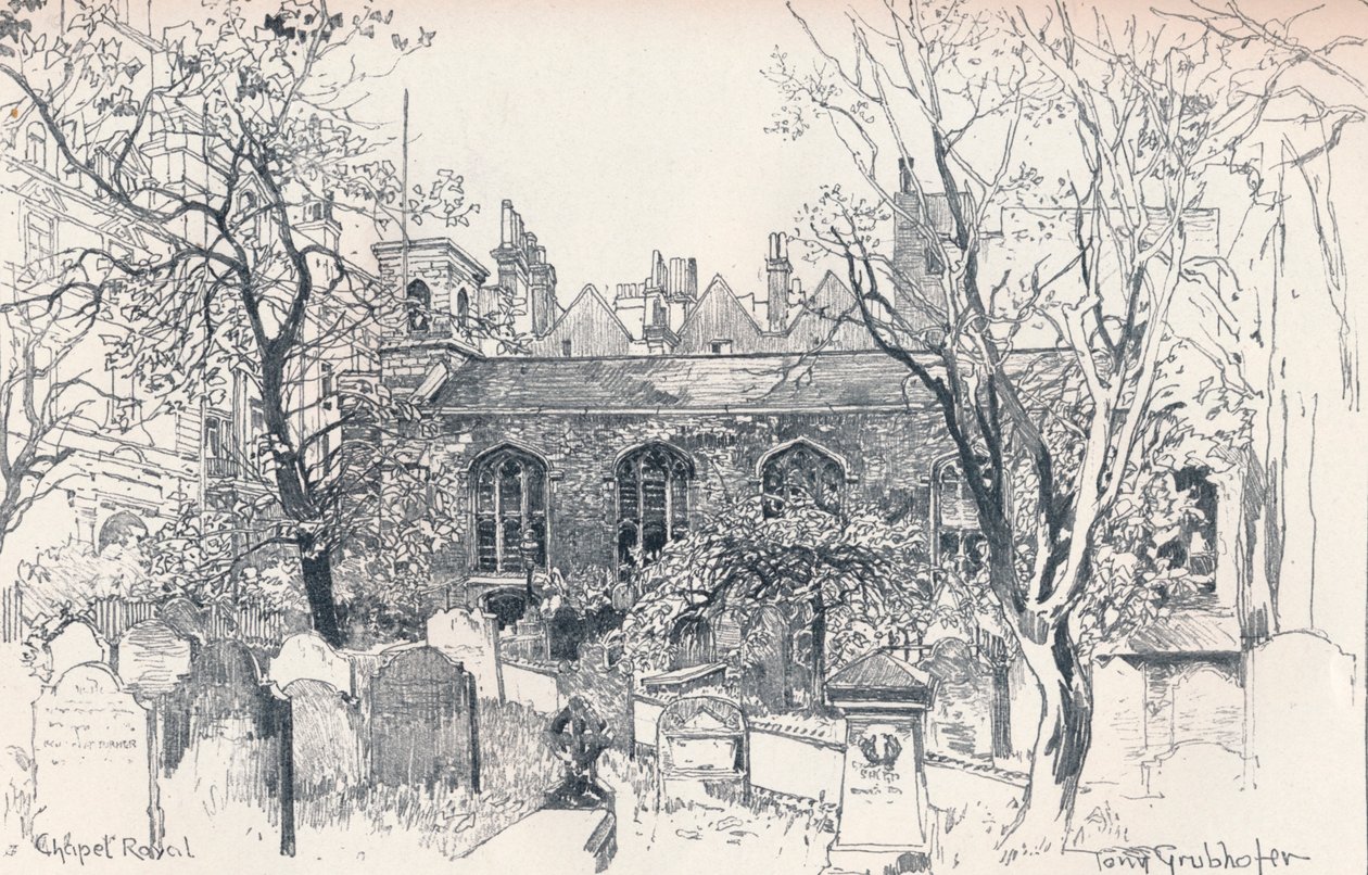 Královská kaple, c1902 od Tony Grubhofer
