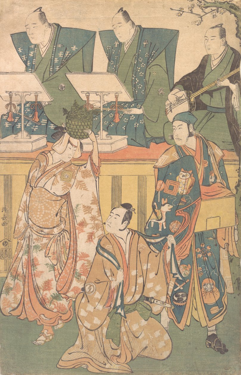 Scéna z dramatu, ca. 1788. od Torii Kiyonaga
