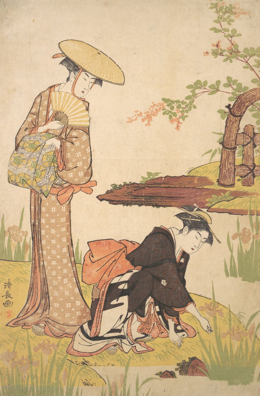 Iris Garden, ca. 1784. od Torii Kiyonaga