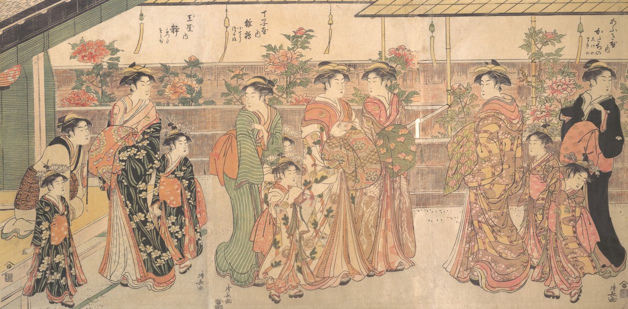 Pivoňka Show, ca. 1790. od Torii Kiyonaga