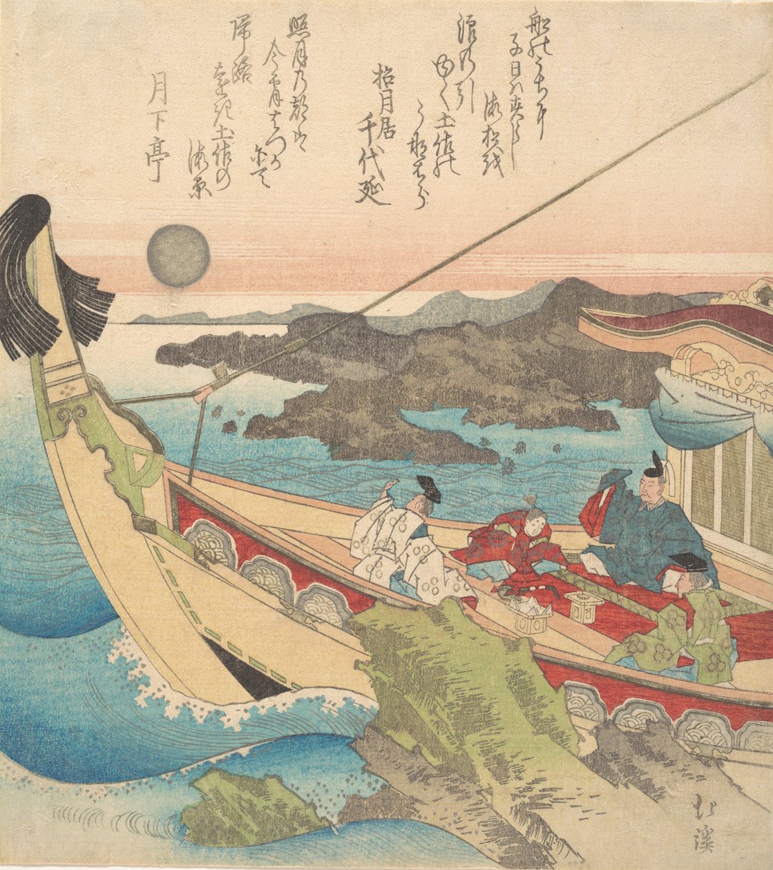 Vnitrozemské moře poblíž Tosy, ca. 1820. od Totoya Hokkei