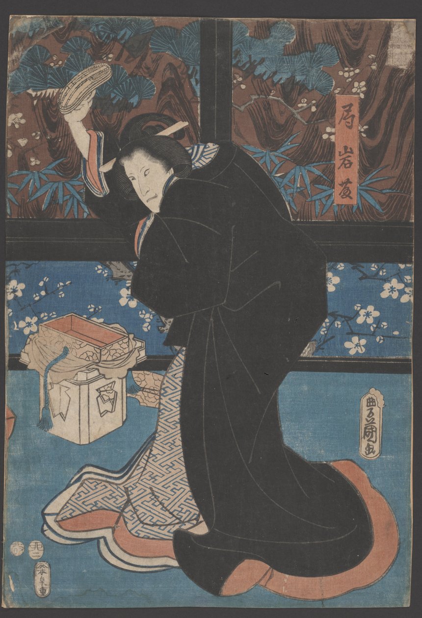 Portrét ženy od Utagawa Toyokuni